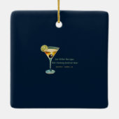 Martini-Logos für Raumfahrten Keramikornament (Rückseite)