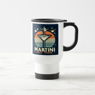 Martini-Logos für Raumfahrten Reisebecher