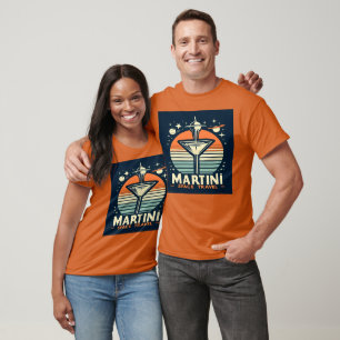 Martini-Logos für Raumfahrten T-Shirt