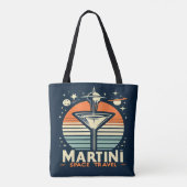 Martini-Logos für Raumfahrten Tasche (Rückseite)