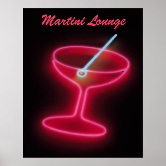 Martini Lounge Poster (Vorne)