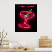 Martini Lounge Poster (Küche)