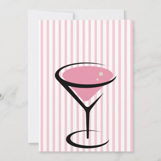 {Martini} Mädchen Einladung (Rückseite)