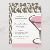 {Martini} Mädchen Einladung (Vorne/Hinten)