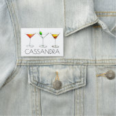 Martini Manhattan Cosmo Cocktail Cocktail Bar Namensschild (Beispiel)