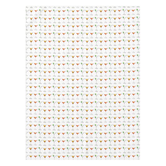 Martini Manhattan Cosmopolitan Drinks Cocktails Tischdecke (Vorderseite)