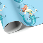 Martini Meerjungfrau Thunder_Cove Geschenkpapier (Rolleneckpunkt)