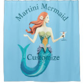 Martini Mermaid Thunder_Cove Duschvorhang (Vorderseite)