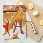 Martini Mermaids Kunstküche und Handtücher (Viertel Falte)