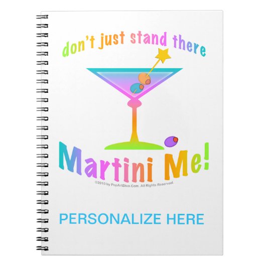 MARTINI MICH! NOTEBOOK - JOURNAL NOTIZBLOCK (Vorderseite)