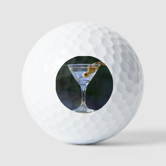 Martini mit drei Oliven 2, Golfball (Vorderseite)