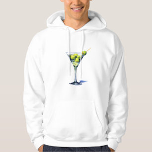 Martini mit Oliven Hoodie