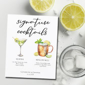 Martini Moskauer Mule Signature Cocktails Menü