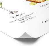 Martini Moskauer Mule Signature Cocktails Menü Poster (Ecke)