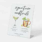 Martini Moskauer Mule Signature Cocktails Menü Sockelschild (Vorderseite)