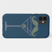 Martini Mustache benutzerdefiniertes iPhone-Gehäus Case-Mate iPhone Hülle (Rückseite (Horizontal))