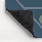 Martini Mustache Custom Mousepad (Ecke)