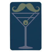 Martini Mustache Magnet (Vertikal)
