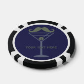 Martini Mustache Poker-Chips Pokerchips (Einzeln)