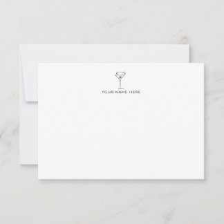 Martini Notecard Dankeskarte
