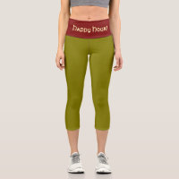 "MARTINI OLIVE" Maßgeschneiderte Capri-Hose mit ho
