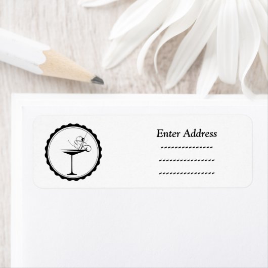 Martini-Party-Adressetikett (Insitu)