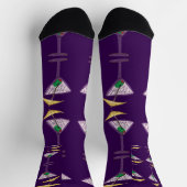 Martini Party Crew Socks Socken (Oben)