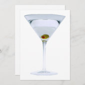 Martini-Party Einladung (Vorne/Hinten)