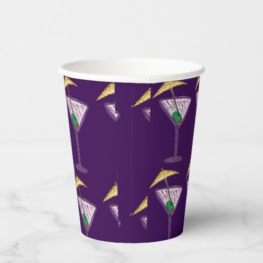 Martini Party Pappbecher (Rechts)