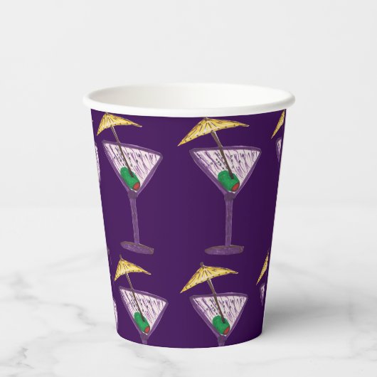 Martini Party Pappbecher (Rückseite)