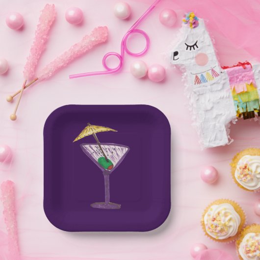 Martini Party Pappteller (Party)