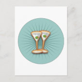 Martini Party Postkarte (Vorderseite)