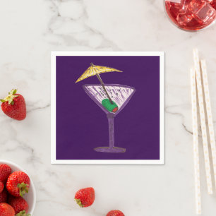 Martini Party Serviette