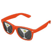Martini Party Shades (schwarz) Sonnenbrille (Schrägansicht)