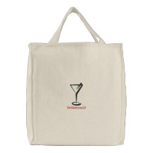 Martini-Personalisiert bestickte Tasche