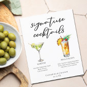 Martini Piña Colada Signature Cocktails Menü