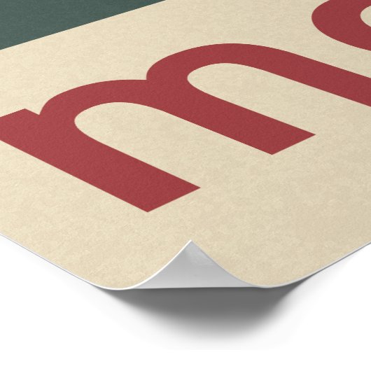 Martini Poster (Ecke)