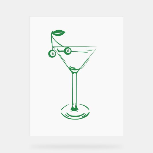 Martini Poster Print (Vorderseite)