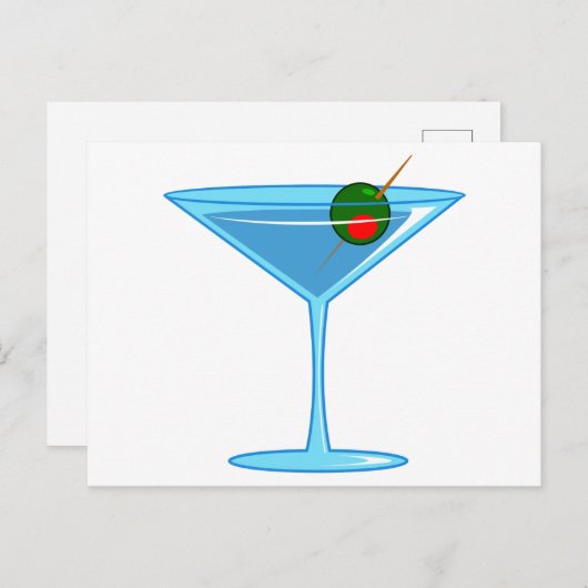Martini Postkarte (Vorne/Hinten)