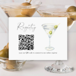 Martini-QR-Brautparty Begleitkarte