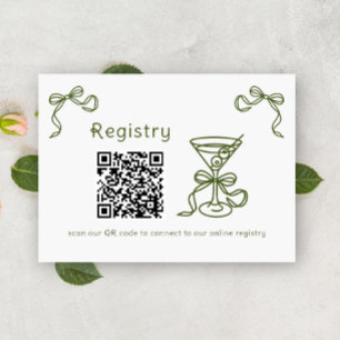 Martini-QR-Code-Junggesellinnenabschied-Wunschlist Begleitkarte