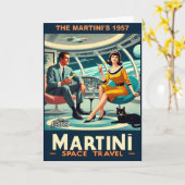 Martini-Raumfahrten Posters The Martini's 1957 Karte (Gelbe Blume)
