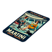Martini Raumfahrtposter Die Martini's 1957 Magnet (Linke Seite)
