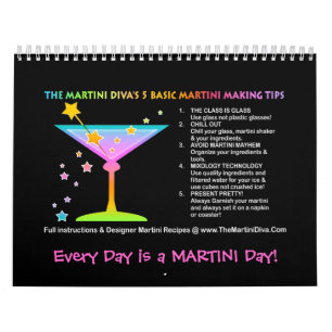 MARTINI RECIPE Ferien & saisonale CALENDAR Kalender