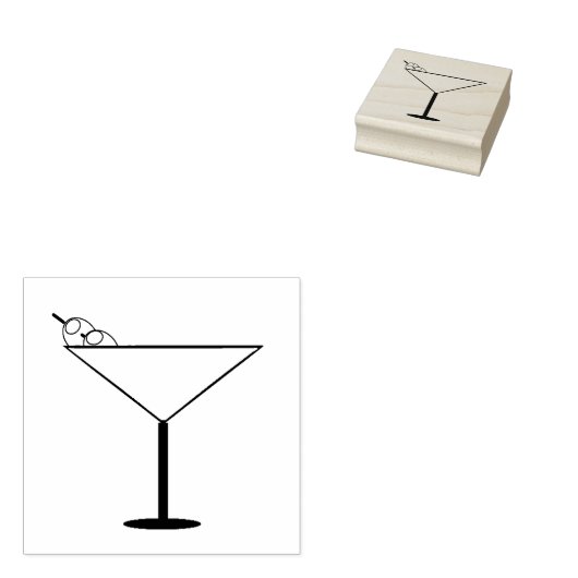 Martini Rubber Briefmarke Gummistempel (Stempel)