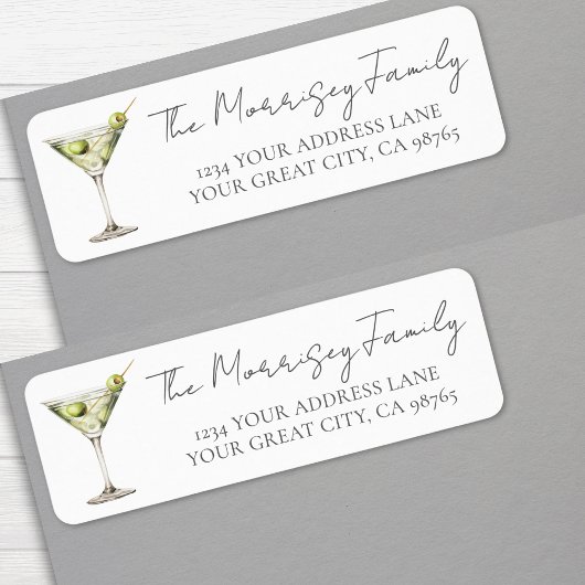 Martini Rücksendeetikett