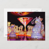 Martini Schess Postkarte (Vorne/Hinten)