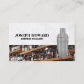 Martini Shaker | Bar Shelf Visitenkarte (Vorderseite)
