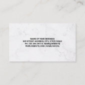 Martini Shaker | Barkeeper Mixologe | Foto hinzufü Visitenkarte (Rückseite)