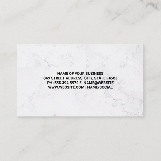 Martini Shaker | Barkeeper Mixologe | Foto hinzufü Visitenkarte (Rückseite)